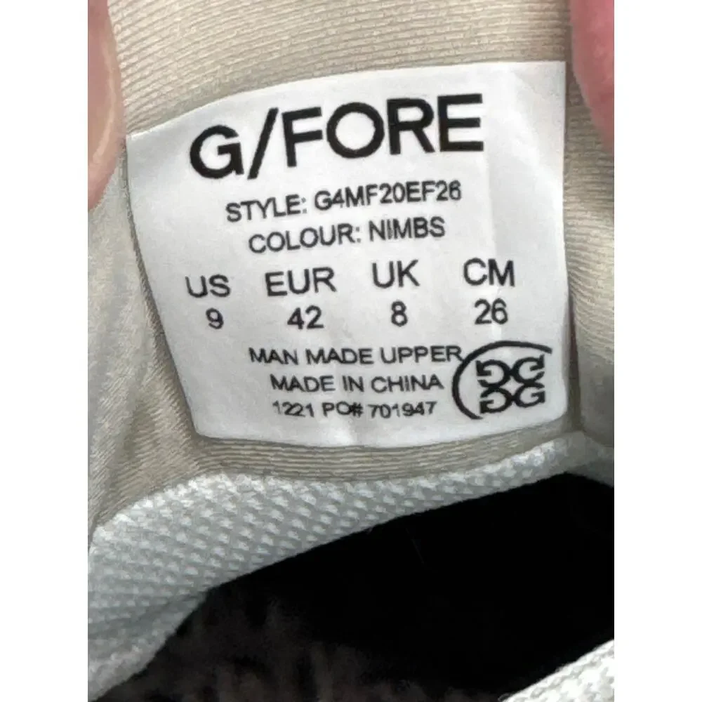 G/Fore Golf Shoes MG4+ Mens‎ G4MF20EF26 Light Grey Nimbs Size 10